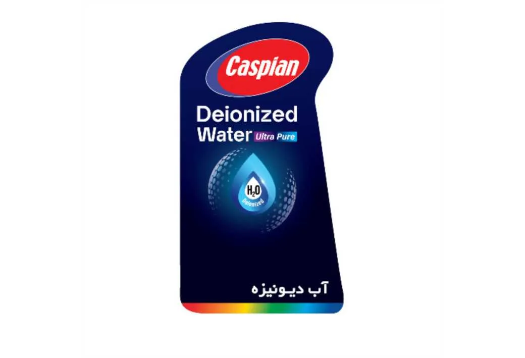 Caspian deionized water ultra pure h2o deionized آب دیونیزه