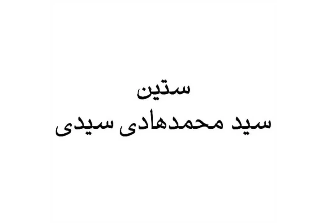 ستین سید محمدهادی سیدی