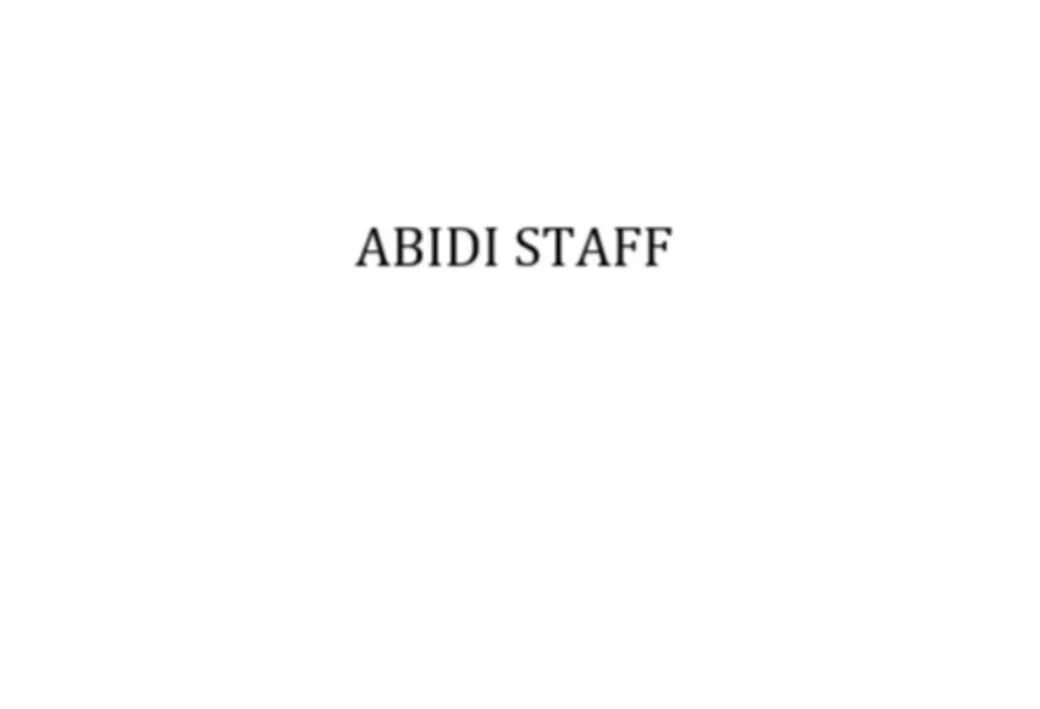 ABIDI STAFF