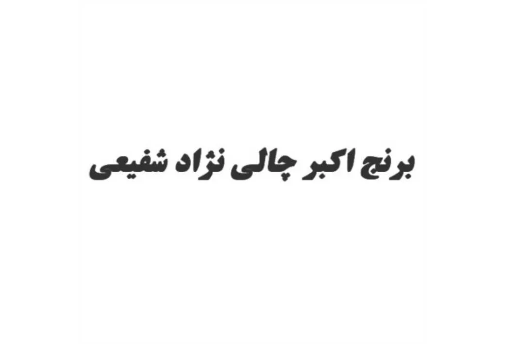 برنج اکبر چالی نژاد شفیعی