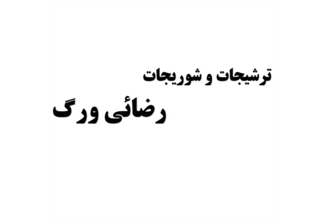 ترشیجات و شوریجات رضائی ورگ