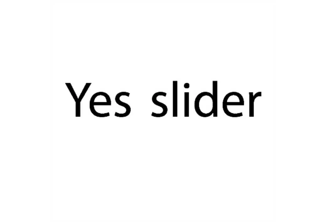Yes slider
